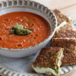 How to make tomato soup and grilled cheese